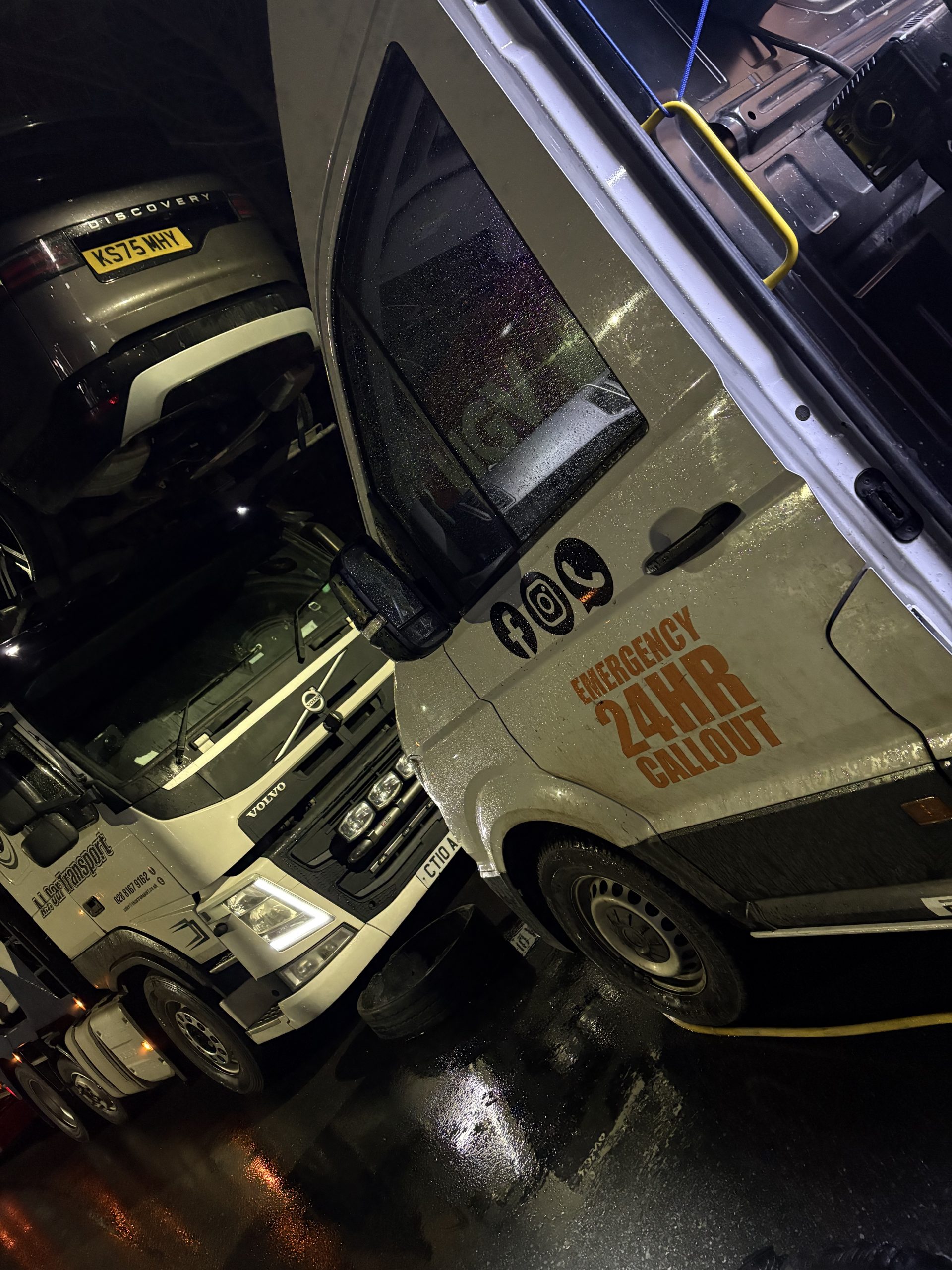 Roadside tyre replacement call-out in Scotland